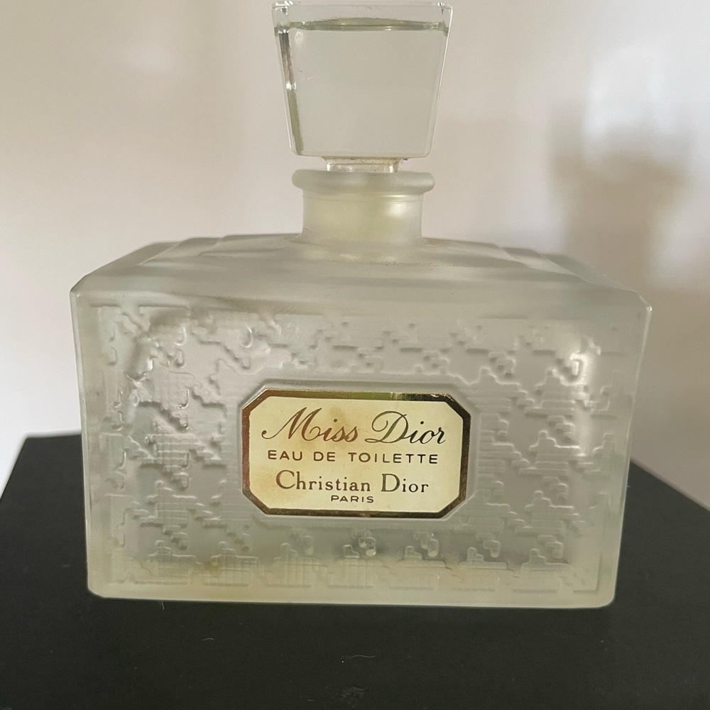 Dior Miss Dior Empty VintageBottle - Frosted White